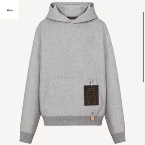 Louis Vuitton cashmere and wool blend hoodie
